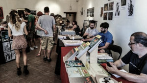 Andra Piparo artista illustratore ospite al comics 2017 Monte san Savino (AR)